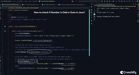 check if number is even or odd java|Java How to Check Whether a Number is Even or Odd .